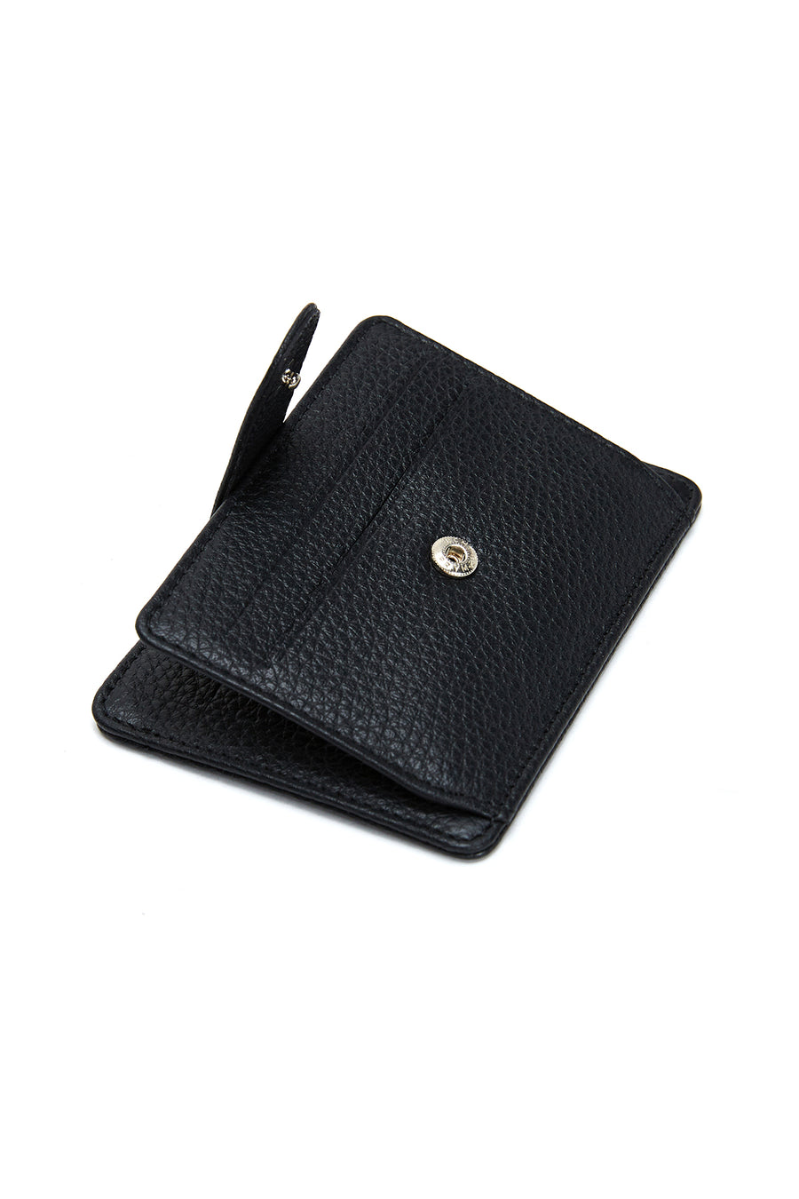 Men's Black Leather Casual Card Holder