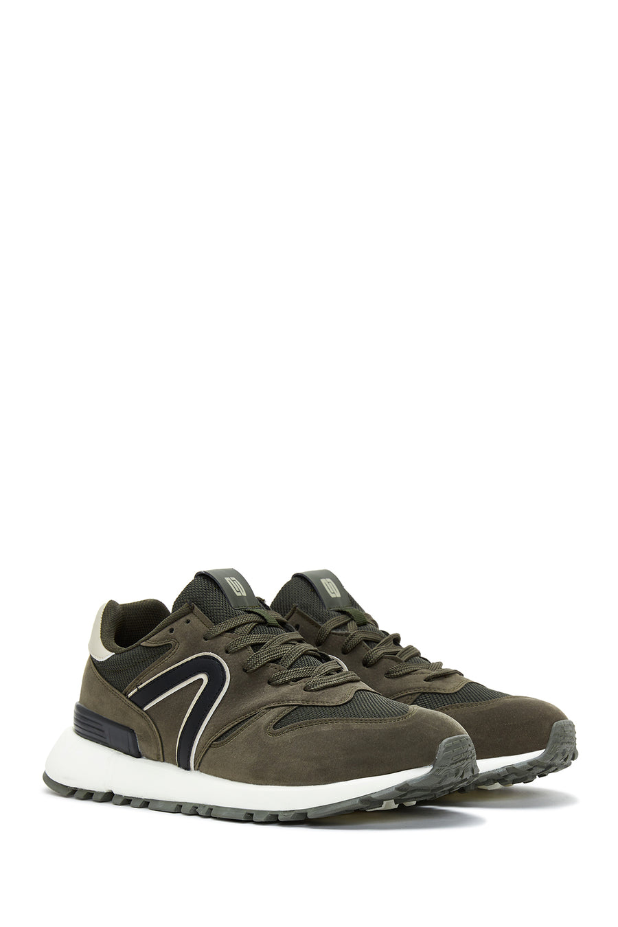 Men's Khaki Suede Leather Sneaker