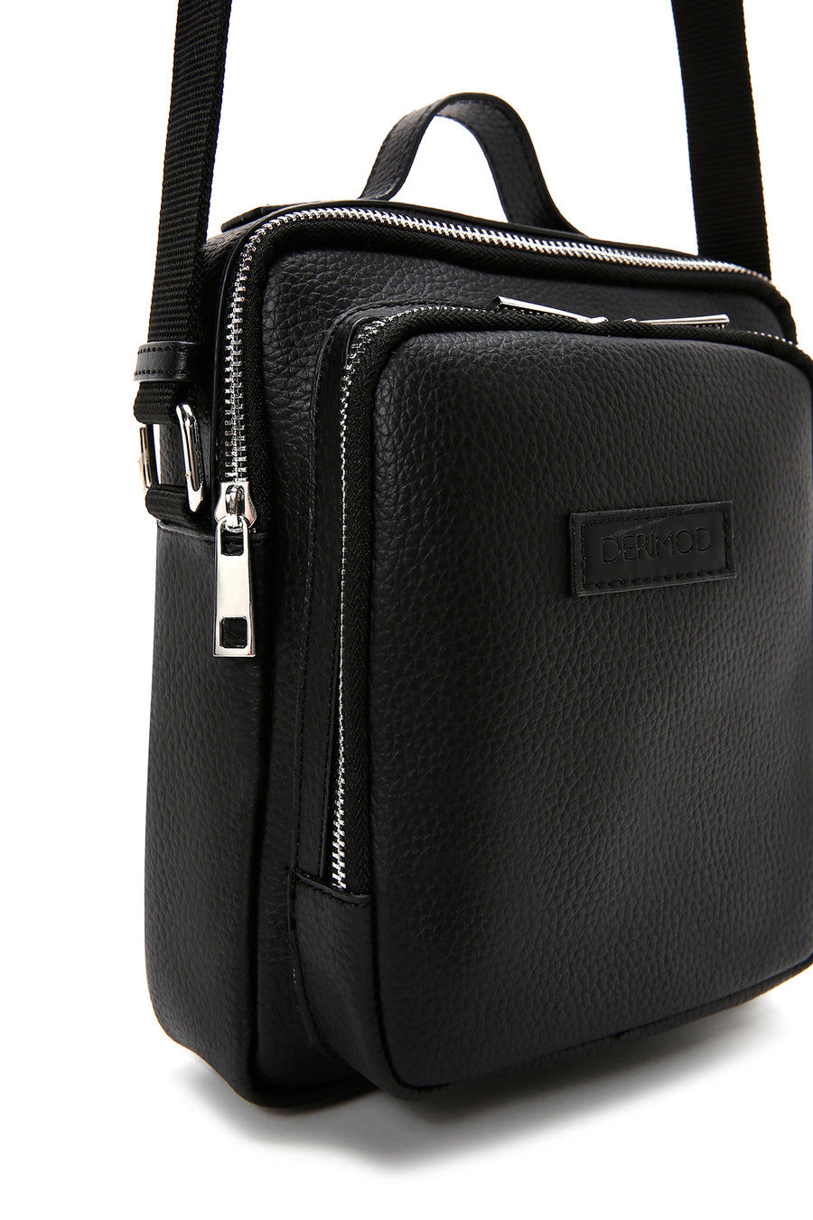 Men's Black Crossbody Bag