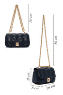 Women's Navy Blue Long Strap Crossbody Bag | Derimod