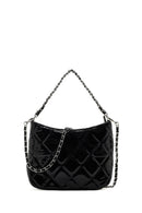 Women's Black Long Strap Quilted Handbag | Derimod