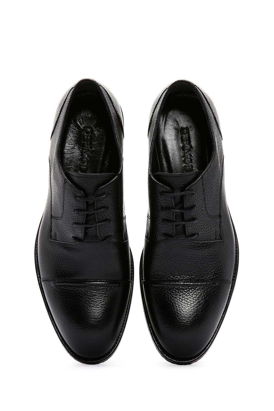 Men's Black Leather Classic Shoes