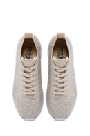 Derimod Zero Women's Beige Stone Sneaker | Derimod