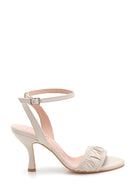 Women's Leather Heeled Sandals | Derimod