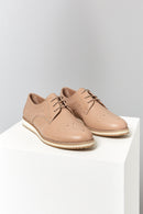 Beige Women's Leather Shoes | Derimod