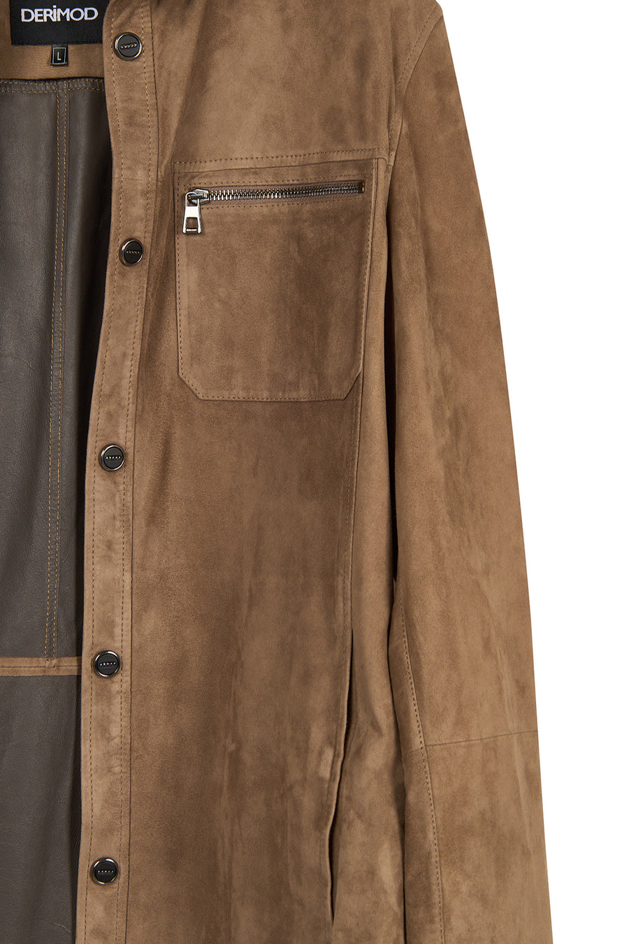 Kroos Male Mink Suede Shirt Jacket
