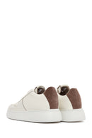 Men's Beige Leather Sneaker | Derimod