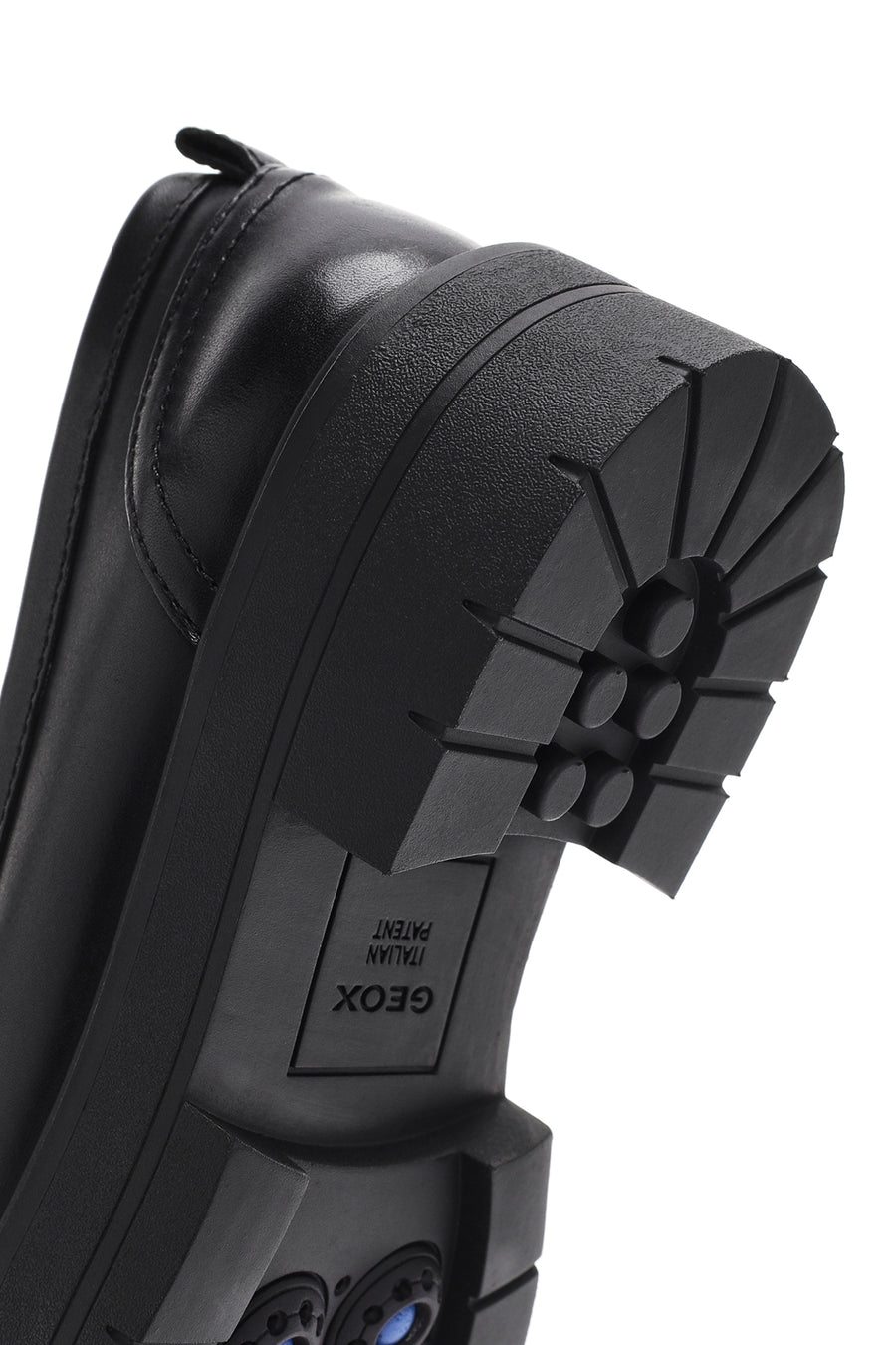Geox Kadın Siyah Spherica Deri Maskülen Loafer