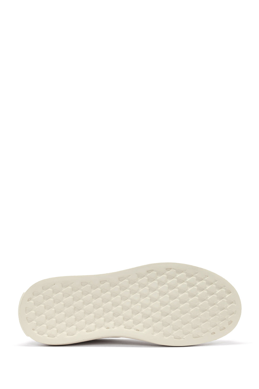 
Men's White Lace-Up Leather Sneaker
