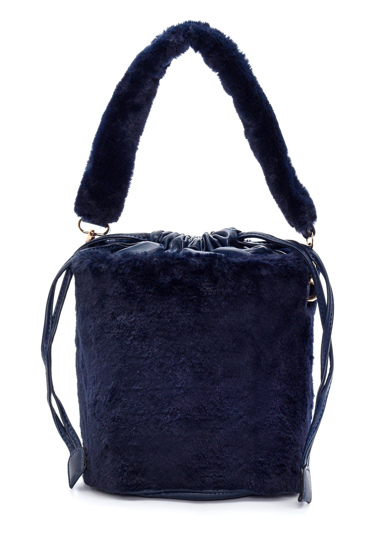 Women's Plush Drawstring Shoulder Bag 21WBD2631PH | Derimod