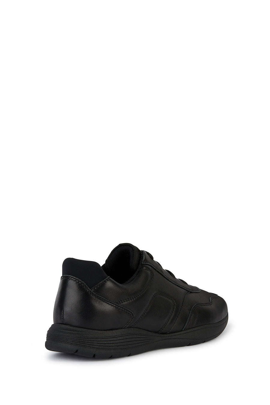 Geox Erkek Siyah Spherica Ec2 Bağcıklı Deri Sneaker