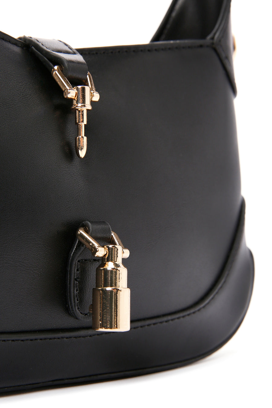 Women's Black Long Strap Shoulder Bag