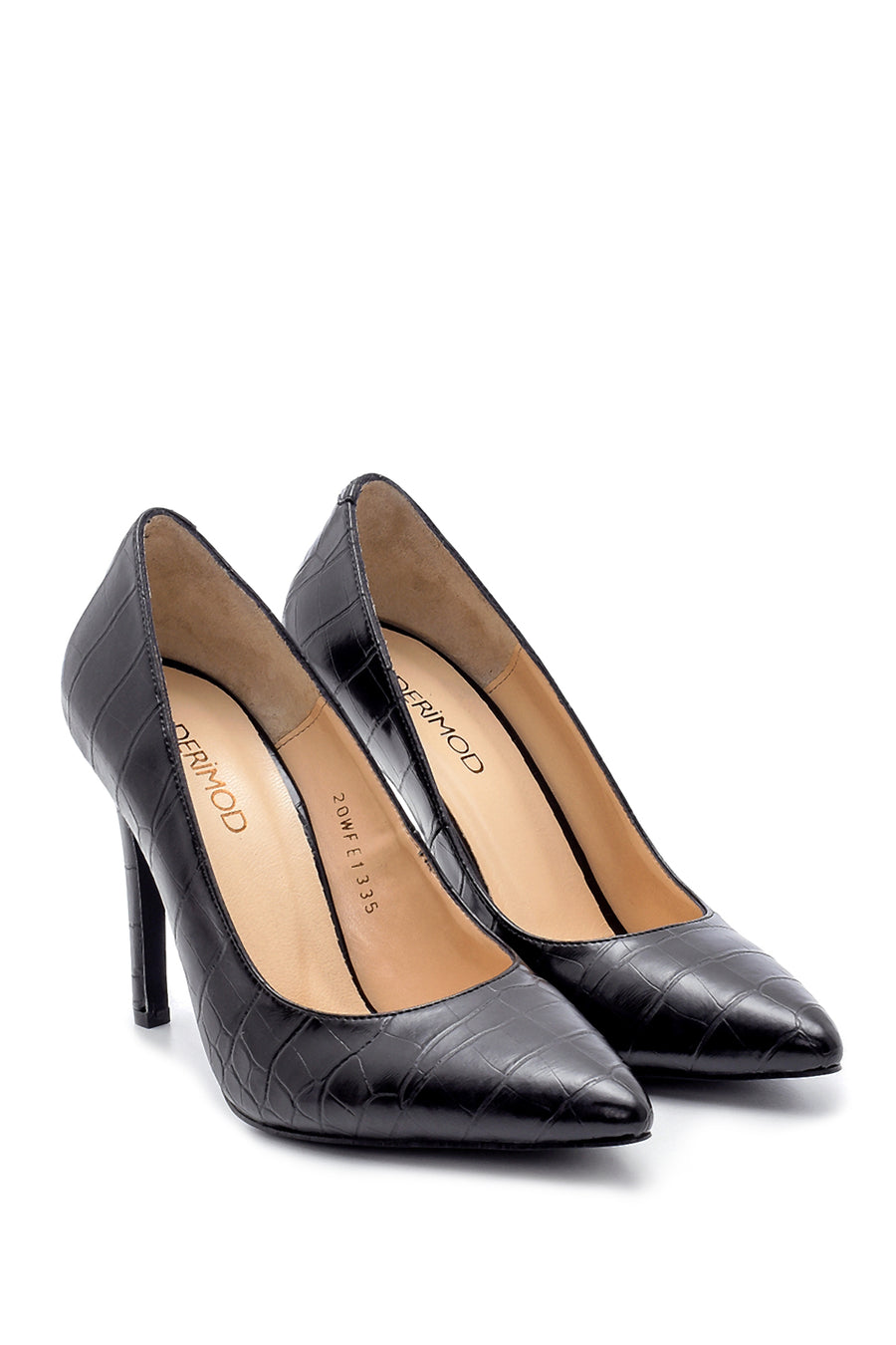Kadın Kroko Desen Stiletto