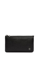 Men's Black Leather Handbag | Derimod