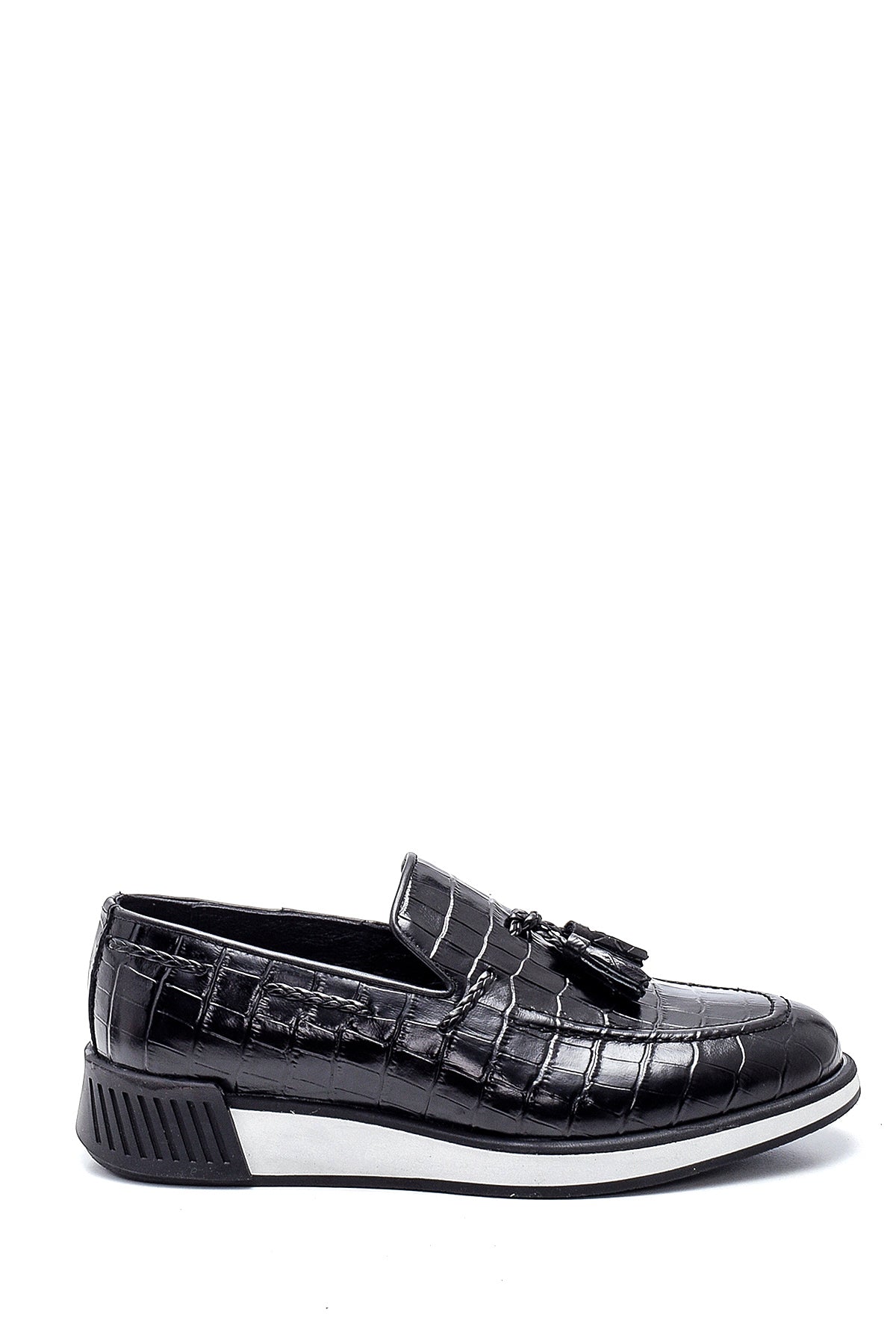 Erkek Deri Kroko Loafer 21WFD6146E3 | Derimod