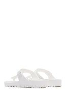 Birkenstock Men's White Gizeh Eva Flat Flip Flops | Derimod