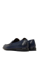 Erkek Lacivert Deri Casual Loafer | Derimod