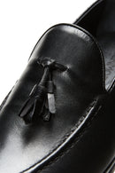 Erkek Deri Örgü Detaylı Klasik Loafer | Derimod