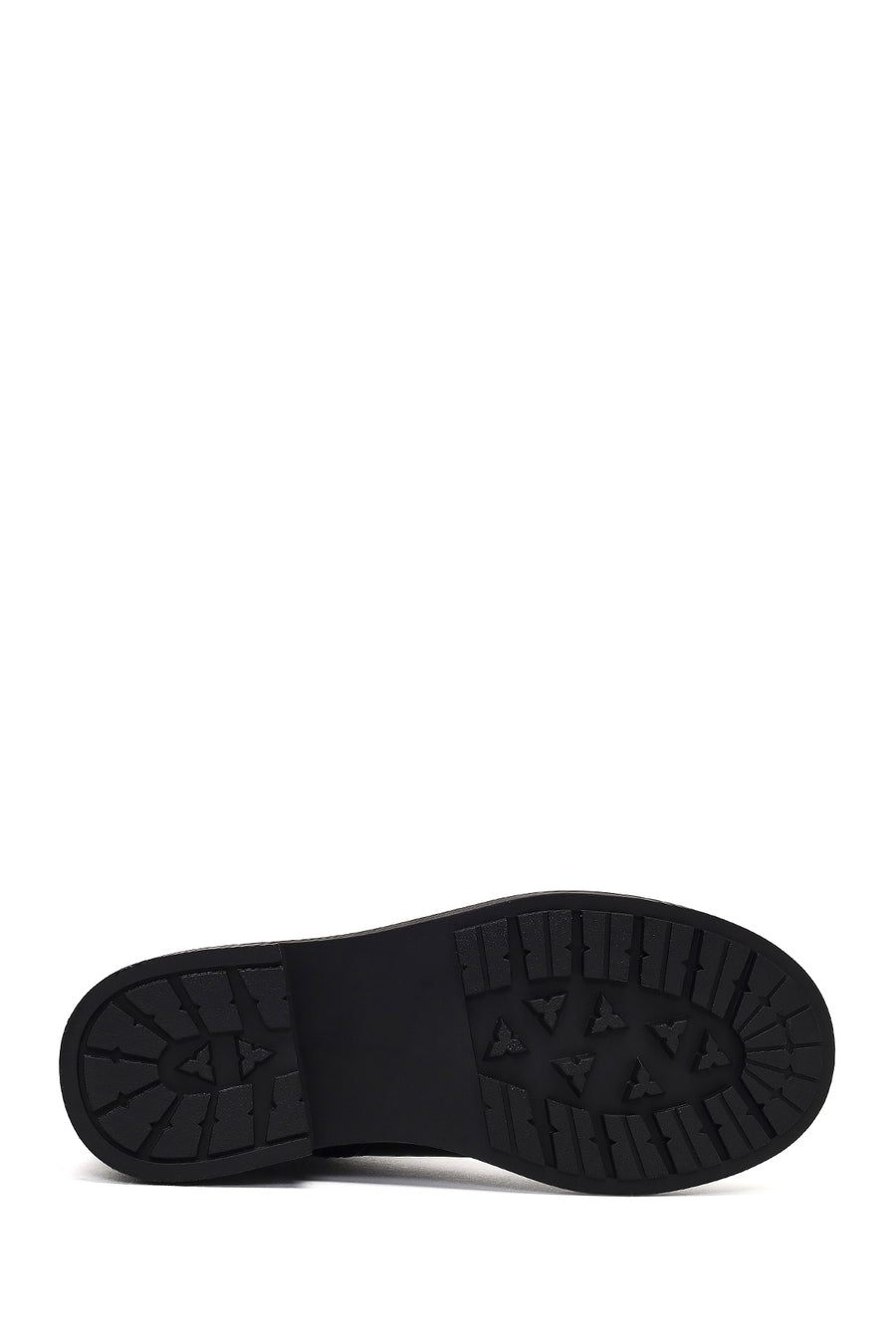 Woman Black Zip Closure Leather Boots