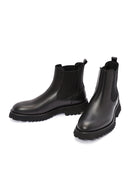 Men's Black Leather Chelsea Boots | Derimod