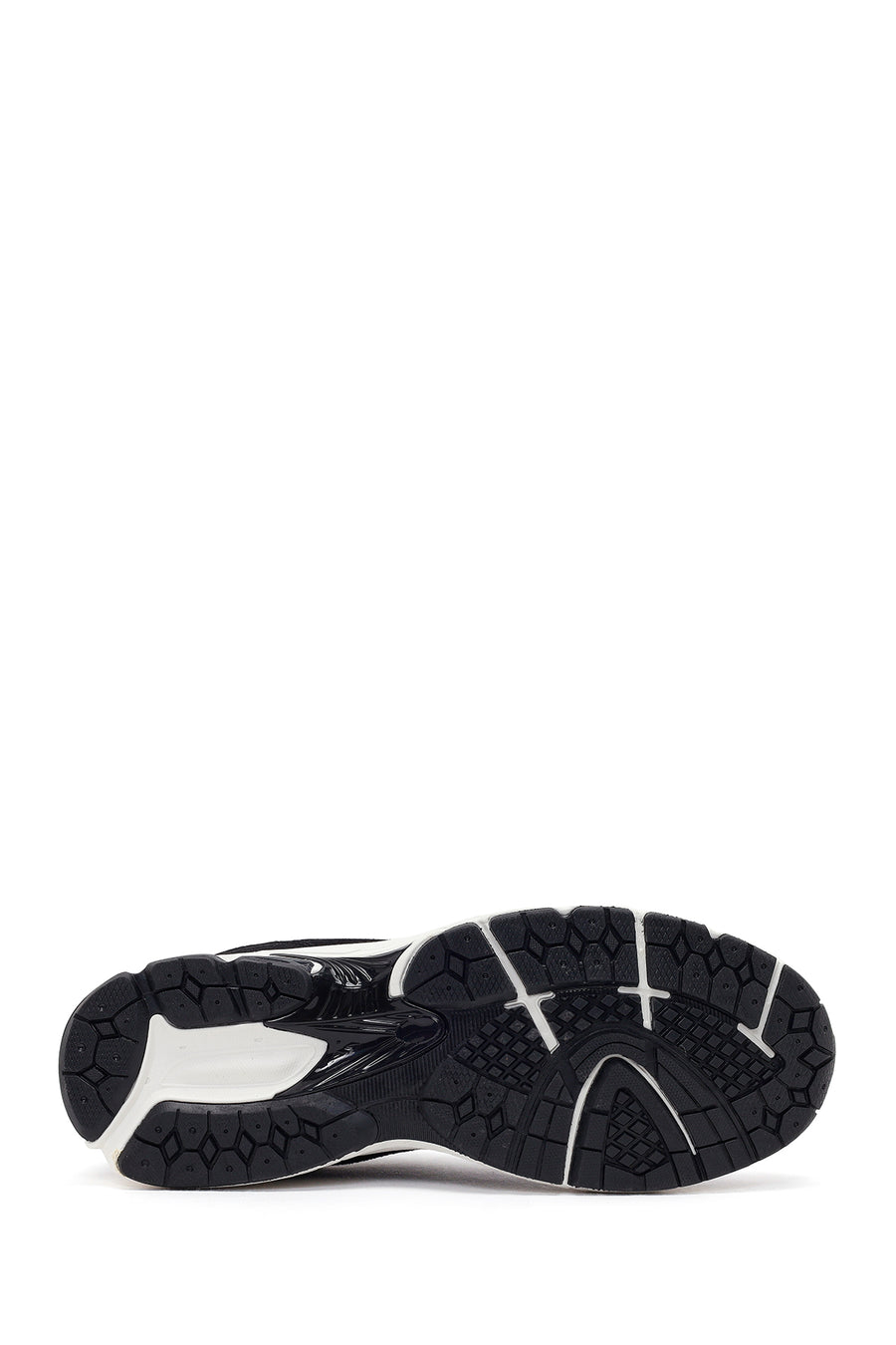 Male Black Thick-Soled Lace-Up Sneaker
