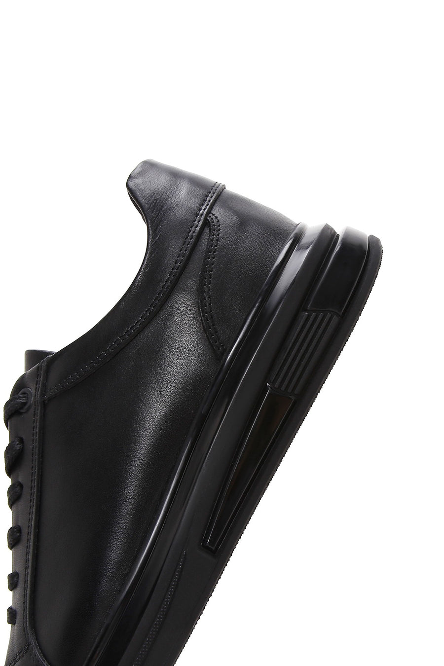Men's Black Leather Sneaker