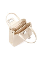 Women's Cream Long Strap Fabric Handbag | Derimod