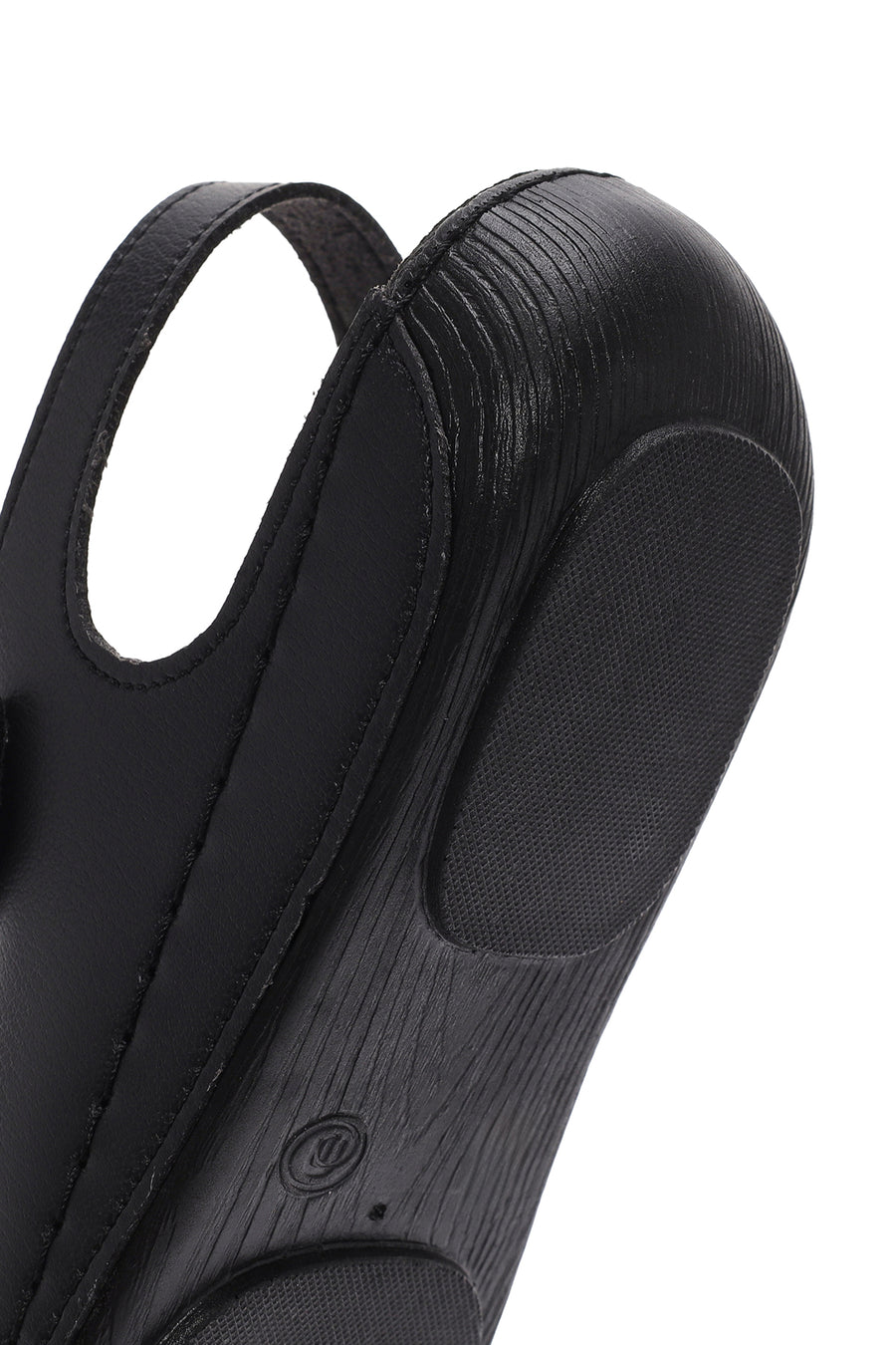 Kadın Siyah Bantlı Comfort Sandalet