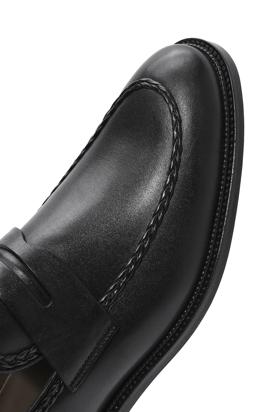 Men's Black Leather Classic Loafer