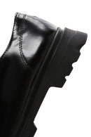 Women's Black Patent Leather Oxford Shoes | Derimod