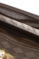 Woman Brown Printed Shoulder Bag | Derimod