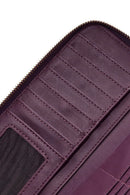 Women's Purple Strap Detailed Wallet | Derimod