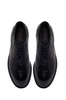 Male Black Lace-Up Leather Casual Shoes | Derimod
