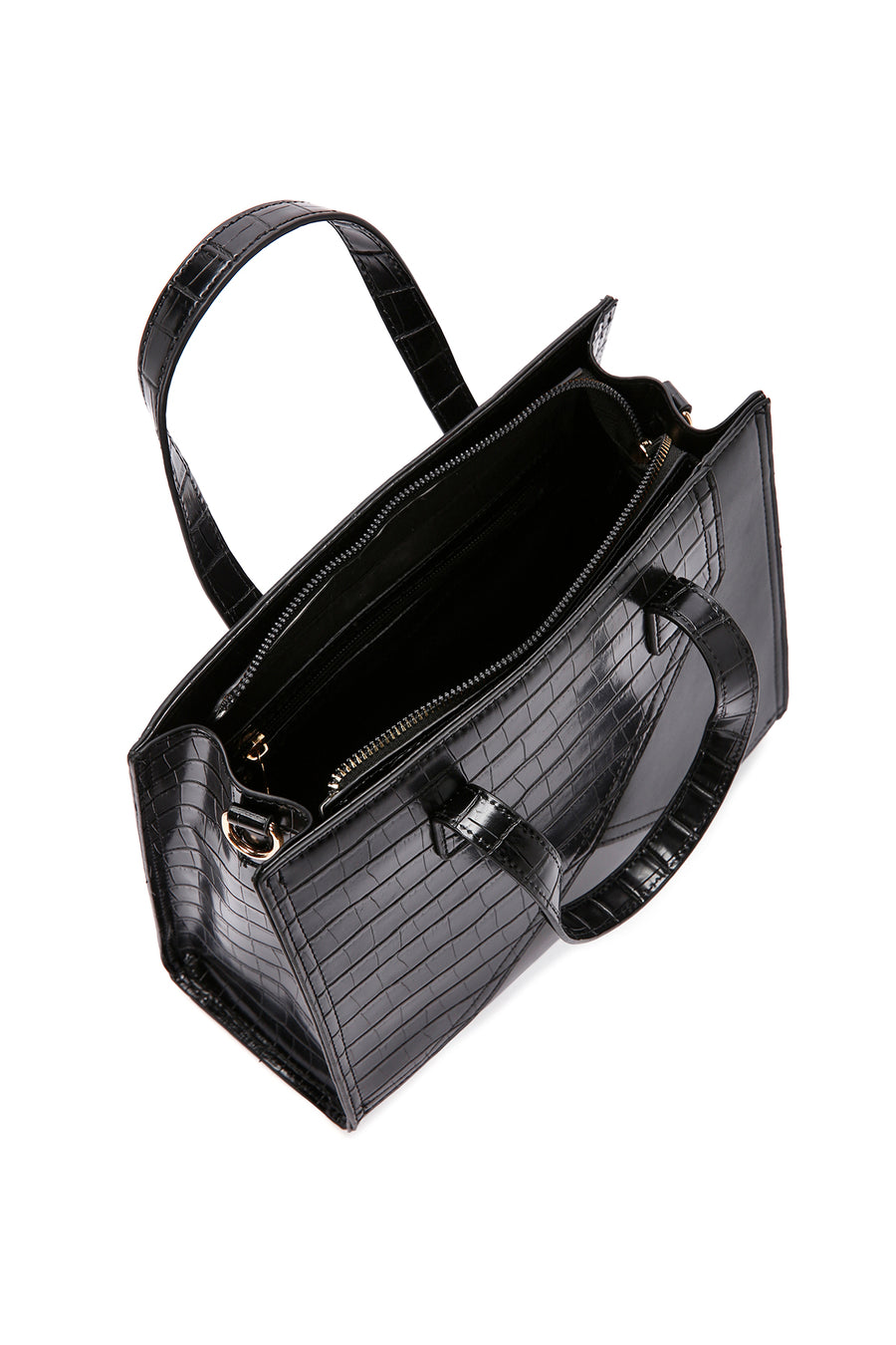 Women's Black Long Strap Shoulder Bag