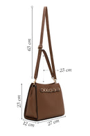 Woman Brown Long-Strap Classic Shoulder Bag | Derimod