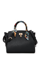 Women's Black Long Strap Handbag with Accessory Detail | Derimod