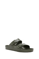 Birkenstock Men's Green Arizona Eva Double Buckle Slippers | Derimod