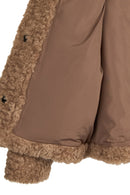 Lamolina Woman Beige Short Teddy Coats | Derimod