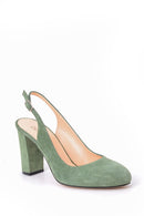 Women's Suede Heeled Shoes | Derimod