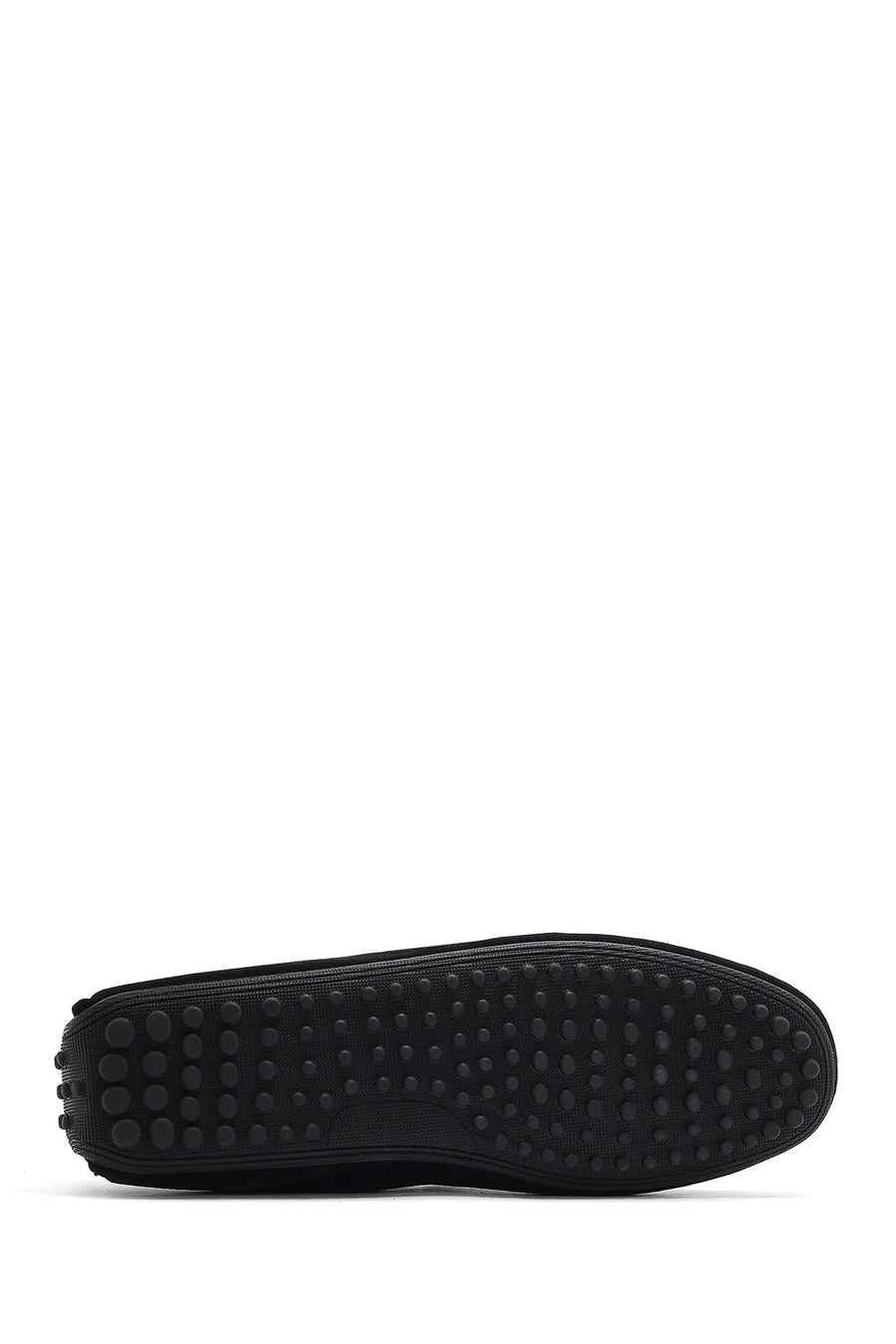 Men's Black Suede Leather Loafer
