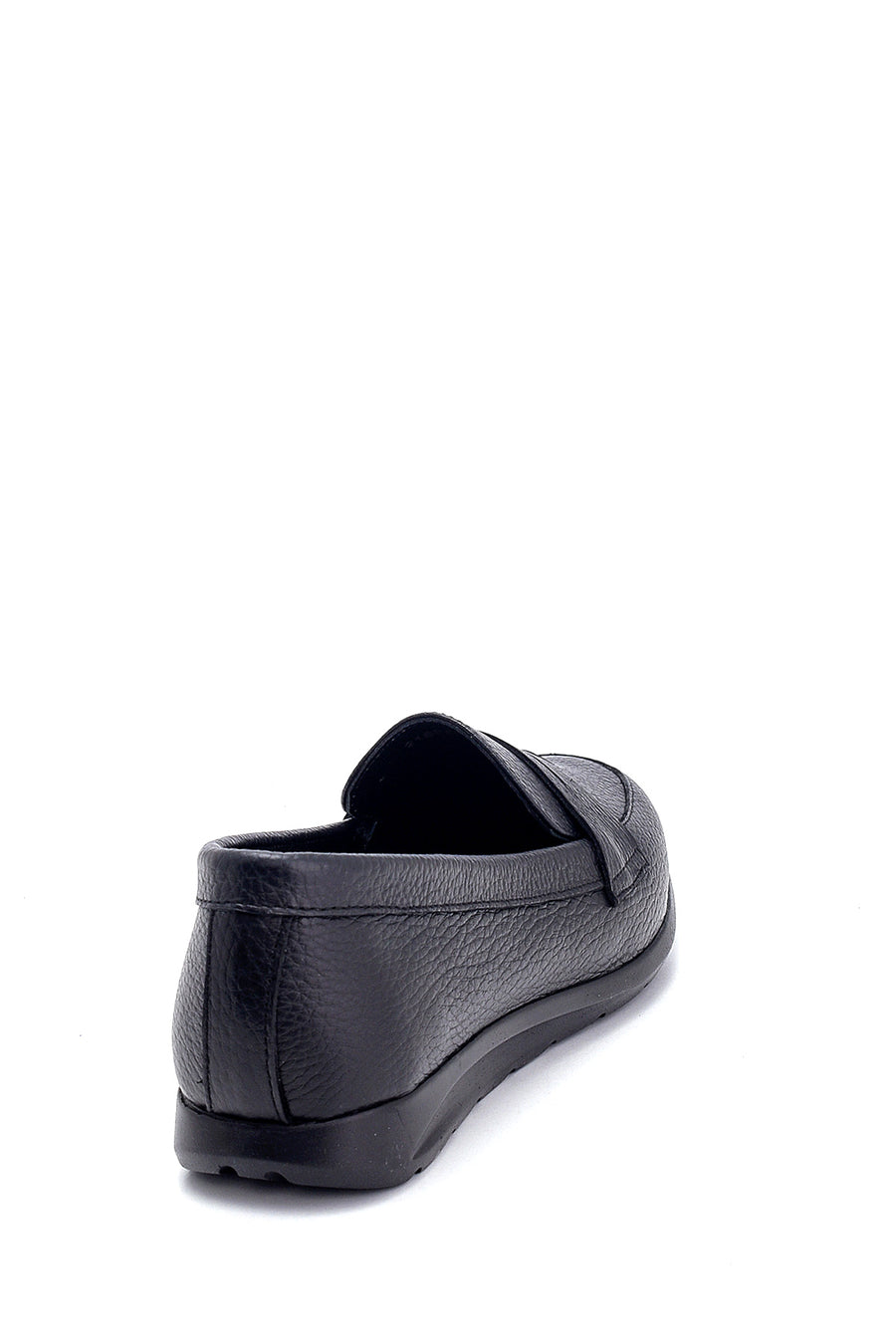Women's Black Leather Loafer