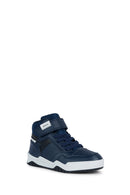 Geox Boys Navy Blue Perth Lace-Up Ankle Sneakers | Derimod