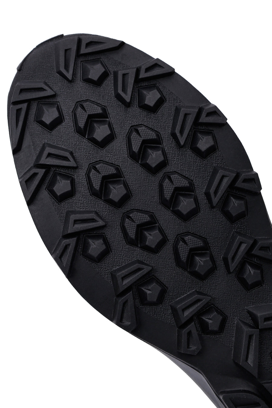 Erkek Siyah Kalın Tabanlı Deri Casual Sneaker