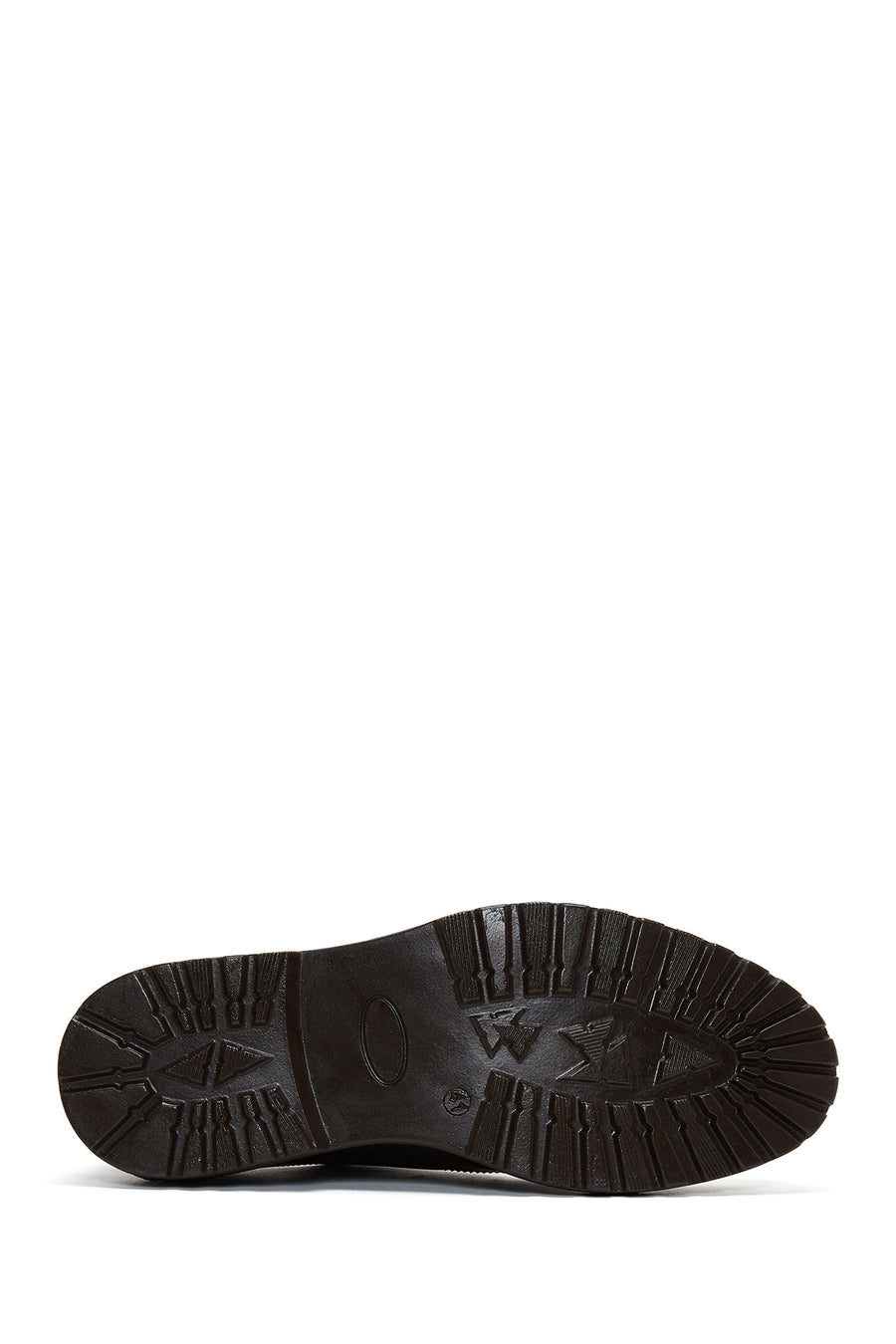 Men's Brown Leather Thick Soled Casual Shoes