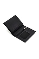 Men's Black Leather Wallet | Derimod