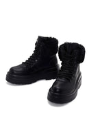 Women's Black Thick Soled Casual Boots | Derimod