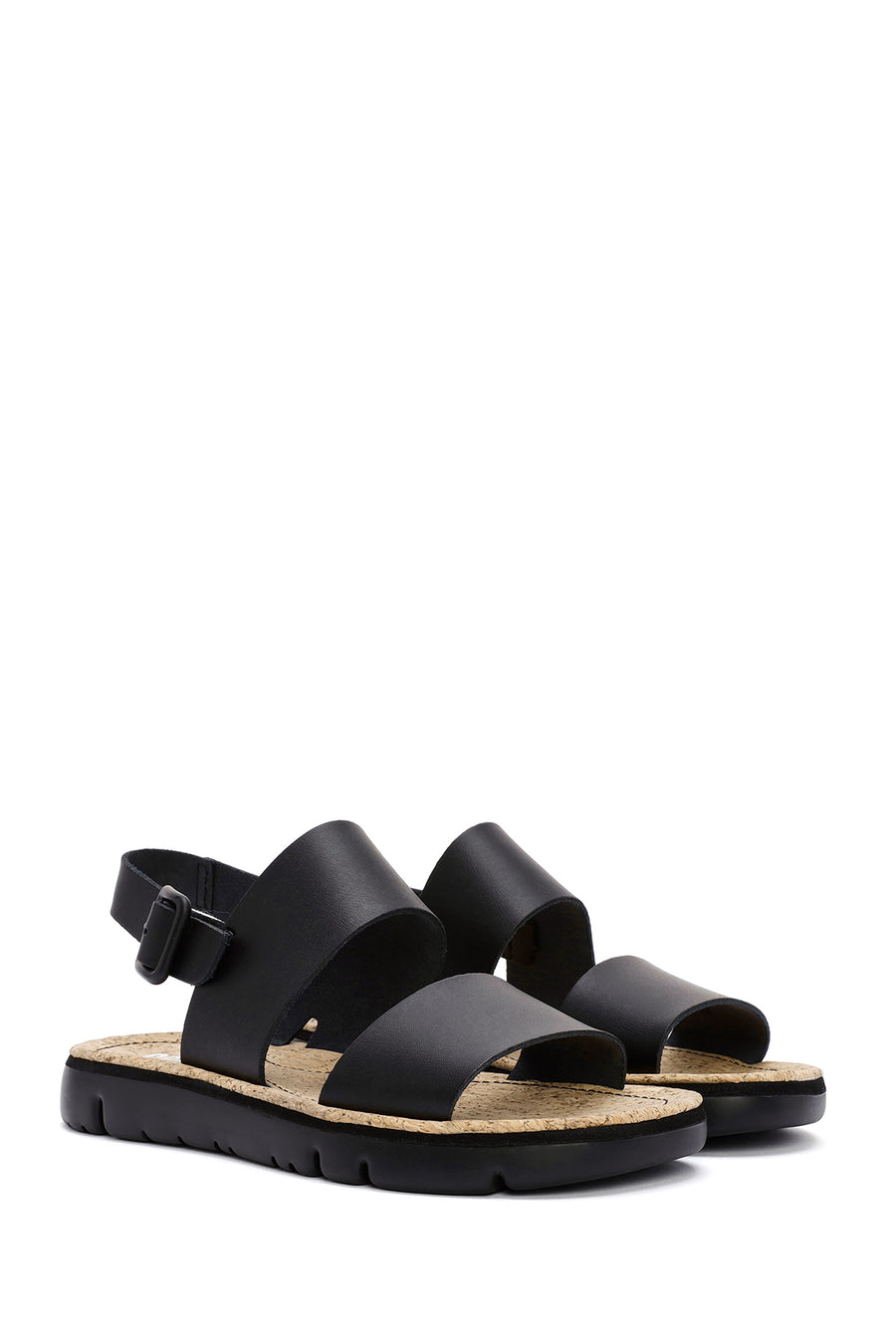 Camper Women's Black Oruga Sandals