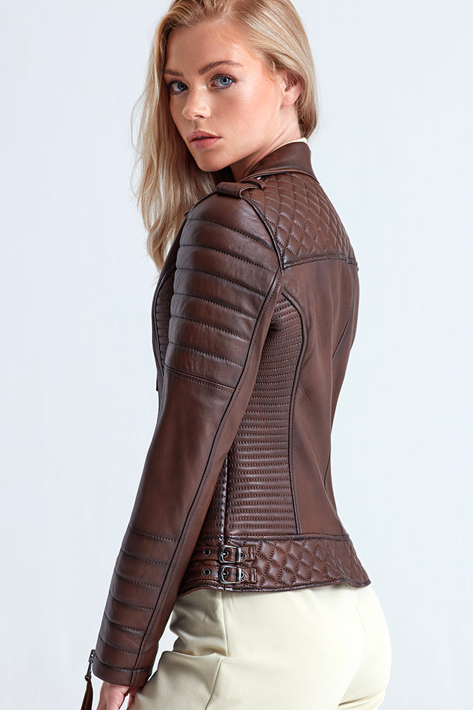 B-1002 Women's Leather Jacket