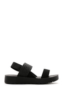 Women's Black Thick Soled Sandals | Derimod