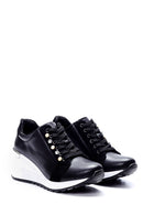 Women's High-Sole Sneaker | Derimod